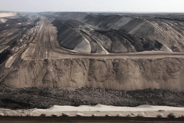 Open-pit coal mining near Cottbus — Stock Photo, Image