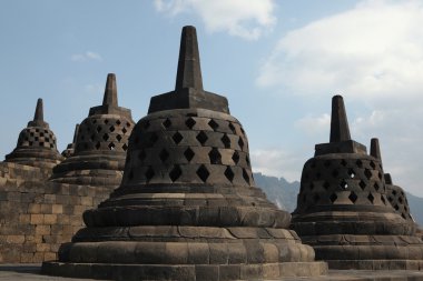 Borobudur Tapınağı, merkezi java, Endonezya.