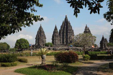 Yogyakarta yakınındaki Prambanan Tapınağı
