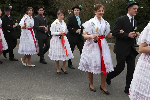 Sorbischer Karneval in Niederlausitz. — Stockfoto