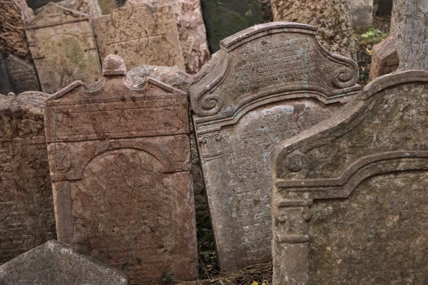 Antiguo cementerio judío de Praga — Foto de Stock