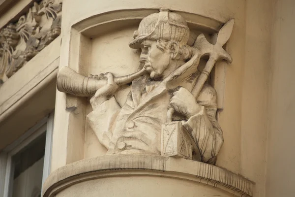 Art Nouveau decoração do edifício — Fotografia de Stock