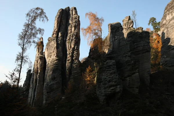 The Prachov Rocks in Central Bohemia — Stock Photo, Image