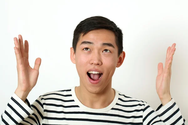 Funny young Asian man — Stock Photo, Image