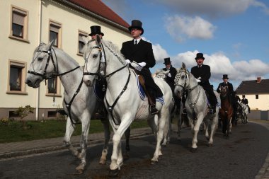 Sorbian Easter Riders clipart