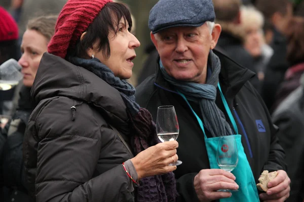 Jeune célébration du vin à Prague — Photo