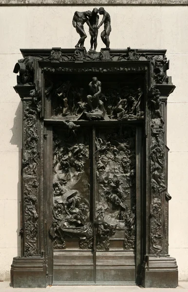 Az Auguste Rodin pokol kapui. — Stock Fotó