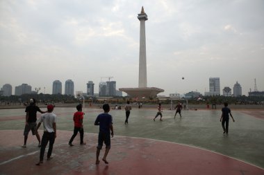 Çocuk Jakarta futbol oyun