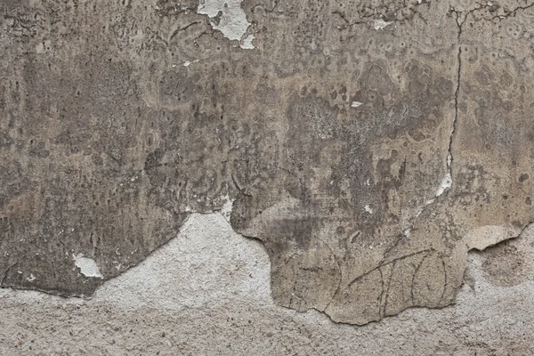 Vecchia parete grigia in stucco — Foto Stock