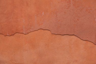 Duvar boyalı eski pişmiş toprak