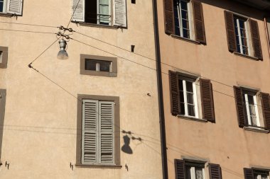 Citta Alta Ortaçağ evleri