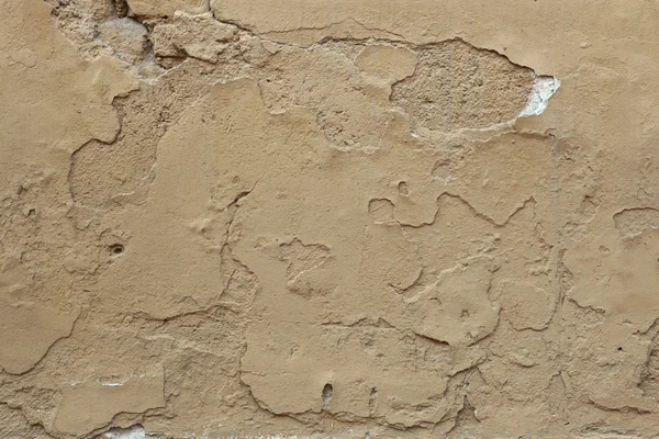 Eski hardal boyalı duvar — Stok fotoğraf