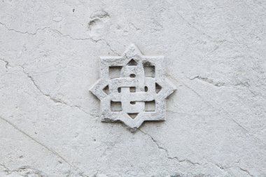 Dekoratif mermer rozet