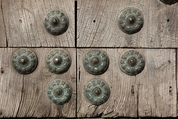 Old wooden gate — Stock Photo, Image