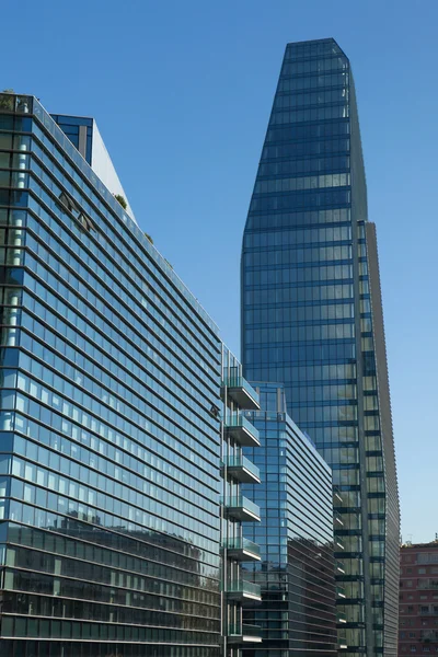 Diamond Tower and Diamantini Buildings in Milan — Stock Photo, Image