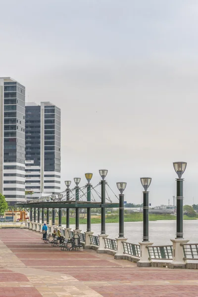 Promenade Puerto Santa Ana à Guayaquil Équateur — Photo