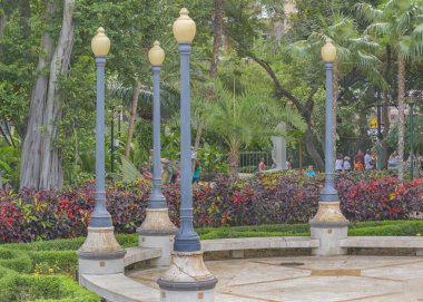 Malecón 2000 Guayaquil Ekvador meydanında