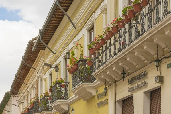 Arquitectura en Centro Histórico de Quito — Foto de Stock