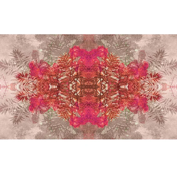 Fond de bande de collage floral — Photo
