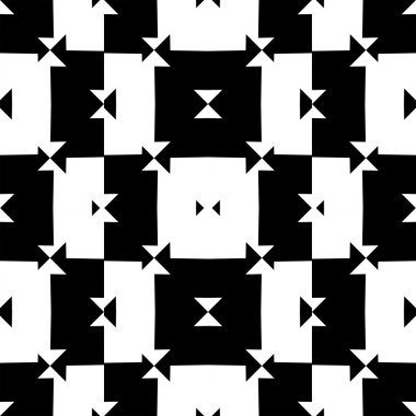 Siyah ve beyaz sorunsuz onay desen