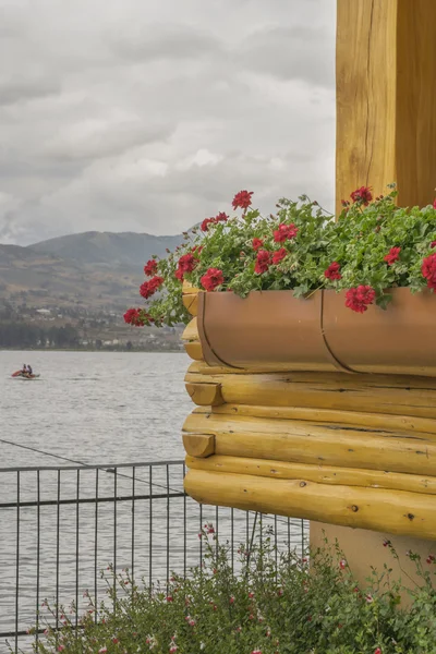 San Pablo Gölü: Imbabura Ecuador — Stok fotoğraf