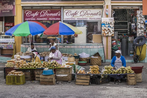 Ecuador Otavalo City Street Market — Stock Photo, Image
