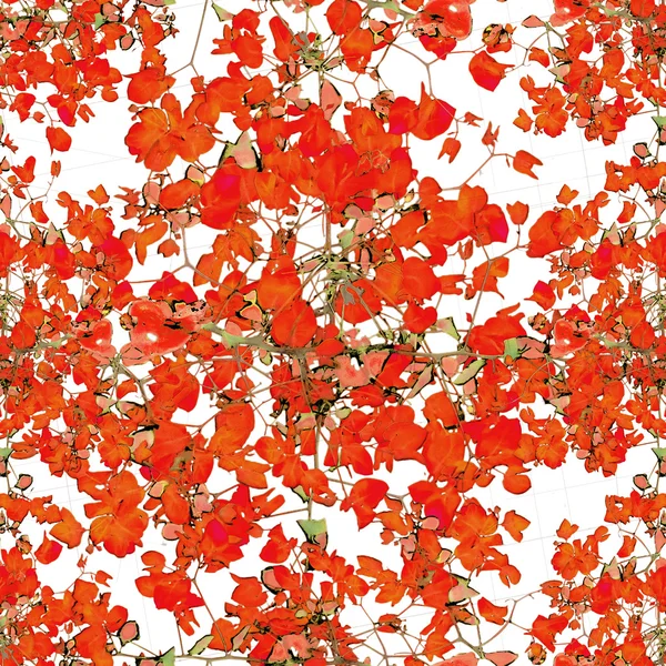 Vivid Floral Collage Pattern — Stock Photo, Image