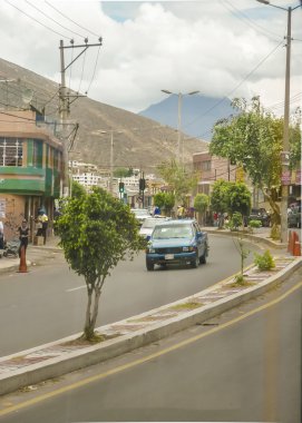 Yol Orta Dünya anıt Quito Ecuador