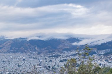 Quito havadan görünümü Panecillo bakış açısı