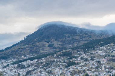 Quito havadan görünümü Panecillo bakış açısı