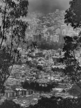 Quito teleferik dan havadan görünümü