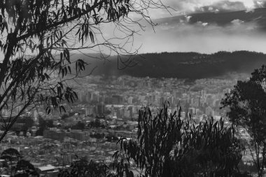 Quito teleferik dan havadan görünümü