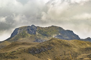 Dağlar manzara Quito Ekvador