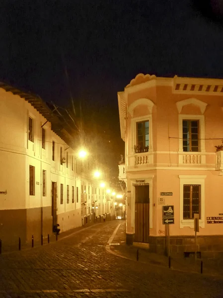 La Ronda Rue coloniale traditionnelle Quito Équateur — Photo