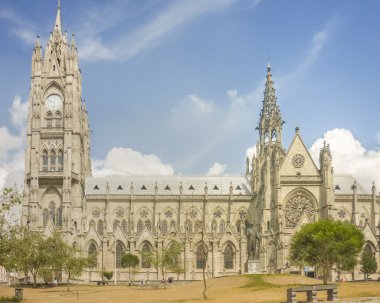 San Juan Basilica cephe Quito Ekvador