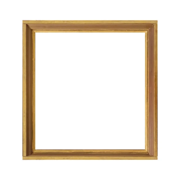 Holz quadratischer Fotorahmen — Stockfoto
