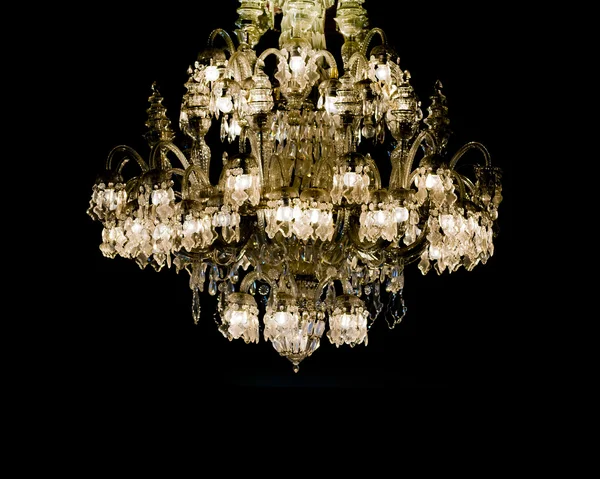 Dettaglio lampadario decorato — Foto Stock