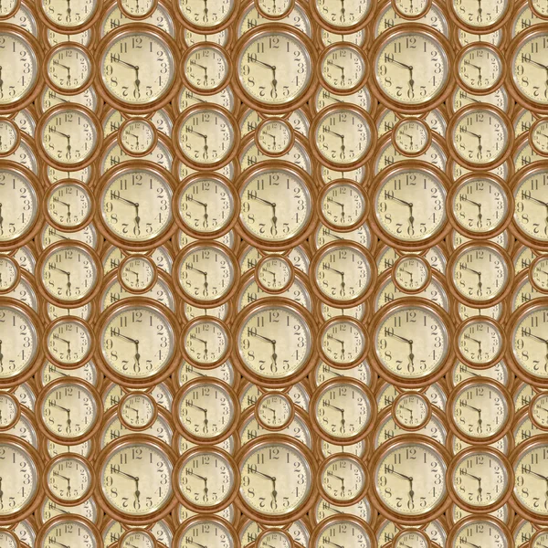 Vintage Saatler Dikişsiz Desen Tasarımı