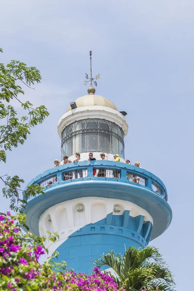 Guayaquil Cerro Santa Ana Lighthouse — Zdjęcie stockowe
