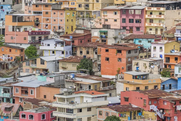 Casas en Cerro Santa Ana en Guayaquil — Foto de Stock