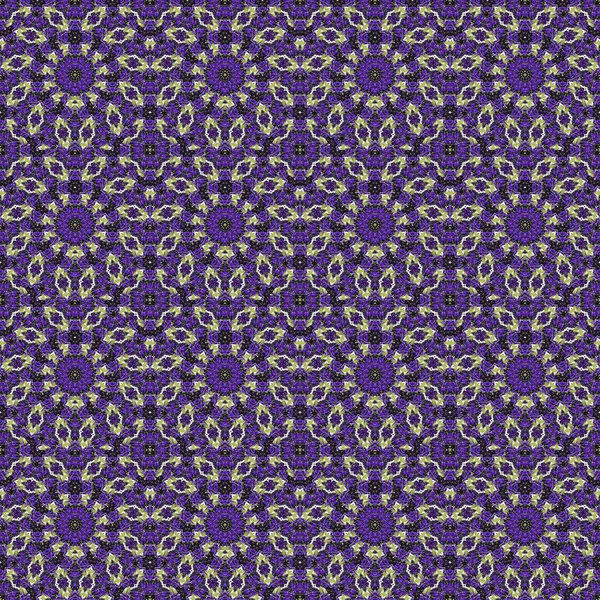 Gestileerde florale Check naadloze patroon — Stockfoto