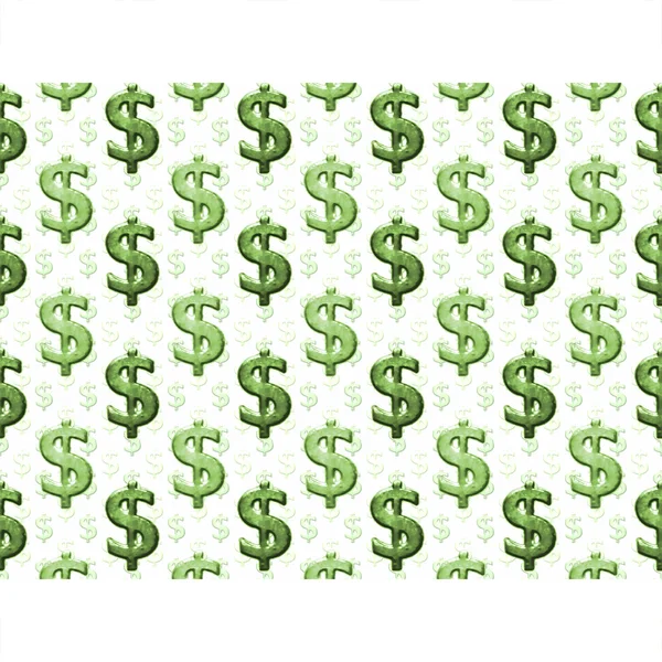 Λευκό φόντο με μοτίβο σύνορα χρήματα — Φωτογραφία Αρχείου