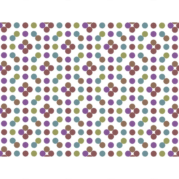 Mehrfarbige Kreise geometrisches Muster — Stockfoto