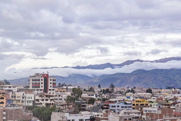 Aerial View of Riobamba City in Ecuador — Stock Photo, Image
