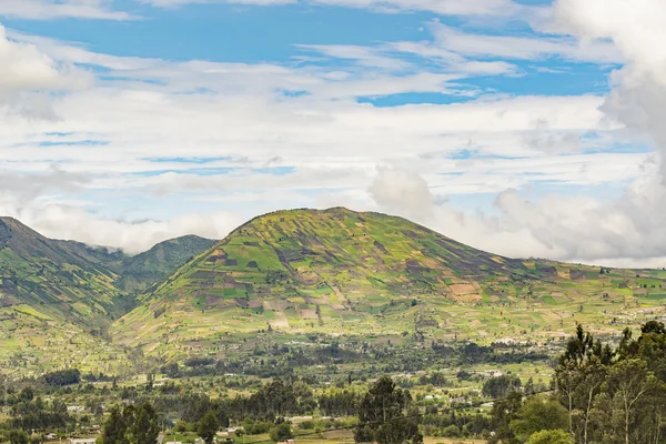 Ecuador Landscape Scene at Andes Range