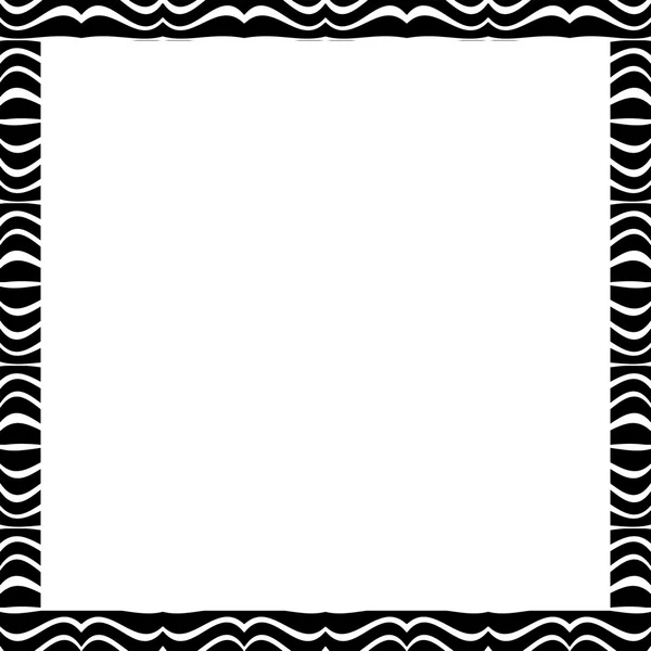 Sfondo bianco con Zebra Borders Pattern — Foto Stock