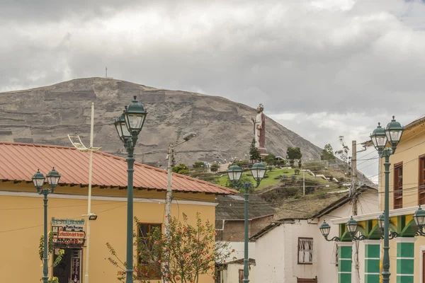 Міські сцени Alausi місто Еквадору — стокове фото