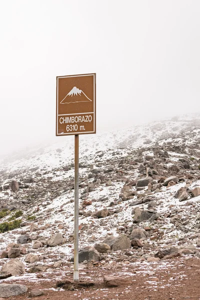 Ekvádoru Chimborazo Park — Stock fotografie