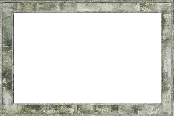 White Background with Concrete Frame Borders — Stock Photo, Image