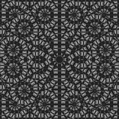 Geometrik Seamless Modeli mozaik kalın